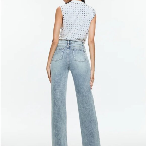Alice + Olivia BODIE STUDDED JEAN - Picture 5 of 7